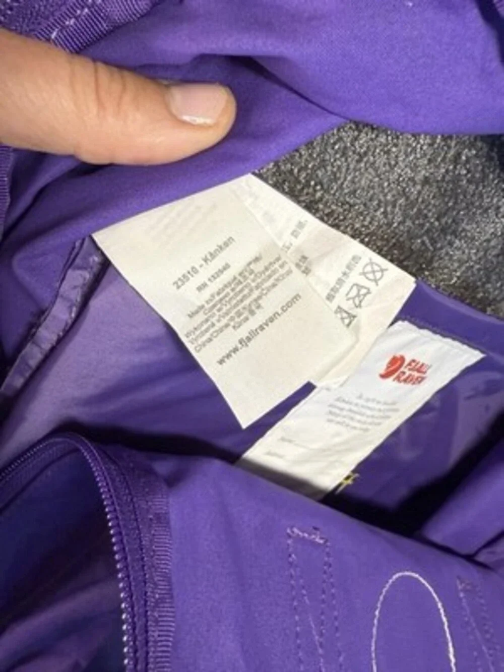 Fjallraven Kanken Large Purple Backpack Rucksack Daypack Clean Excellent Cond